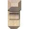 Ekena Millwork Olympic Craftsman Rough Sawn Bracket w/ Offset Brace, Douglas Fir, 8"W x 18"D x 18"H BKT0806X18X18OLY04RDF - alternate 2